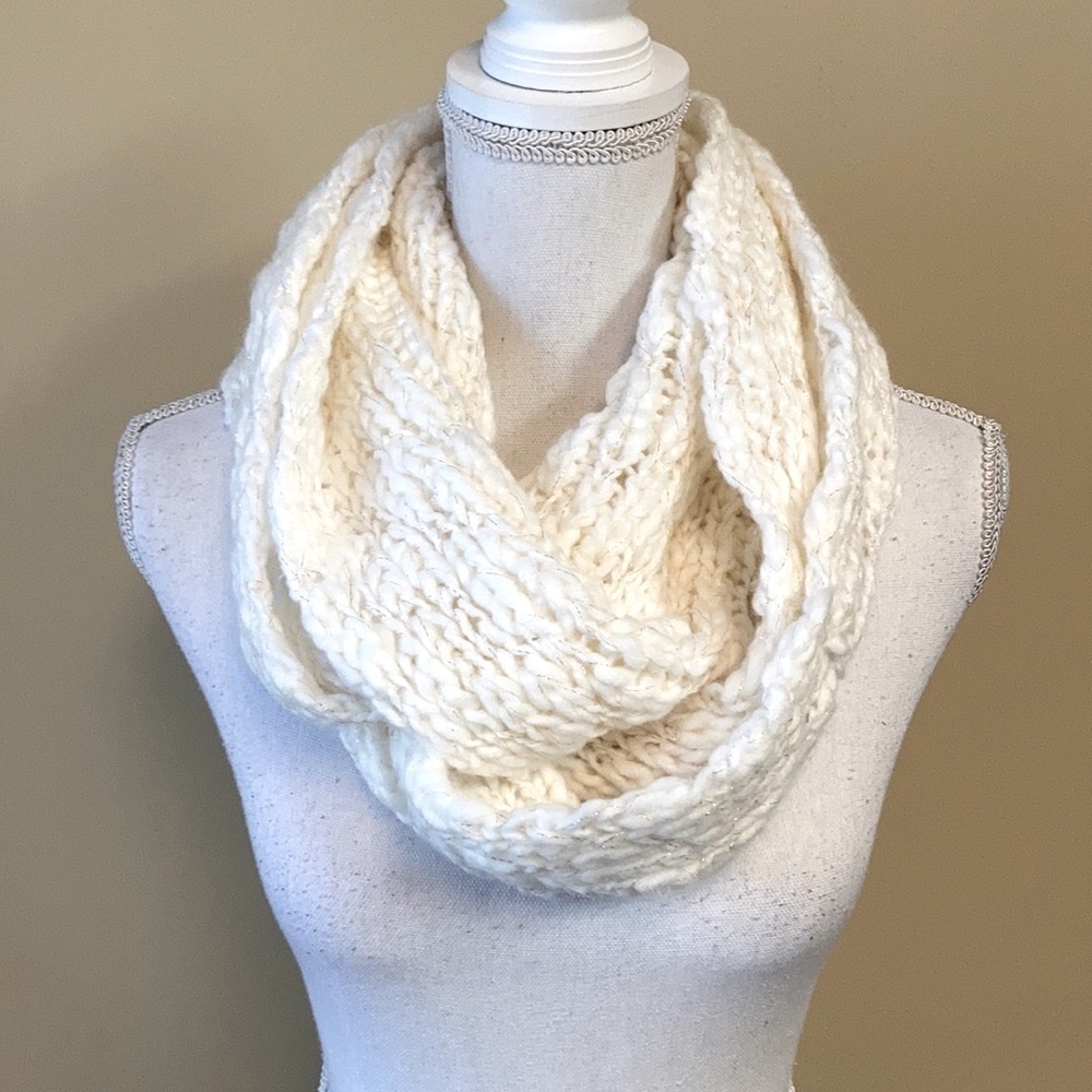 NWT - Ivory Infinity Scarf